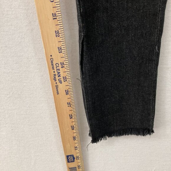 WeWoreWhat Black Side Slit High Rise Skinny Jeans size 26 - Picture 8 of 12